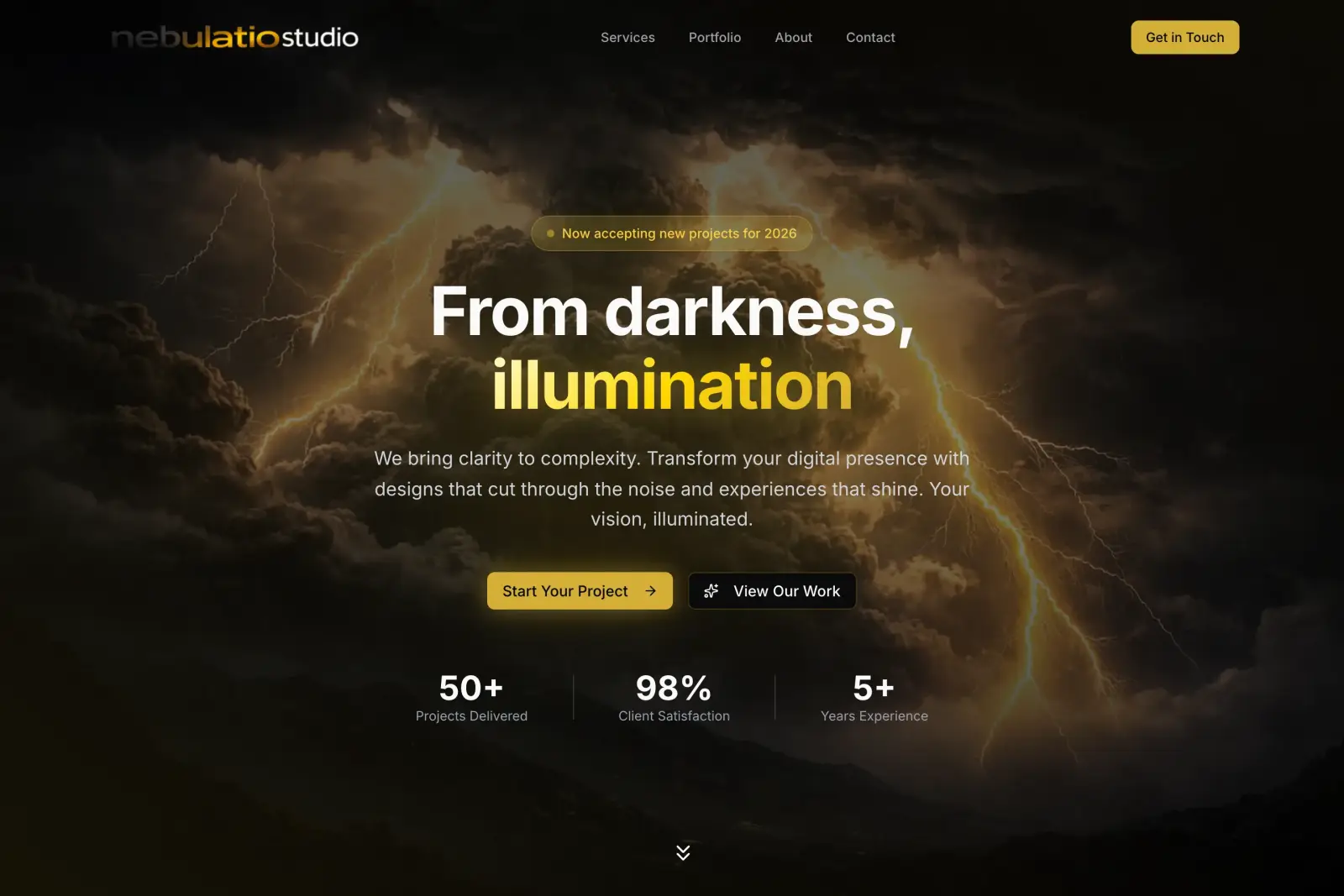 Nebulatio Studio homepage
